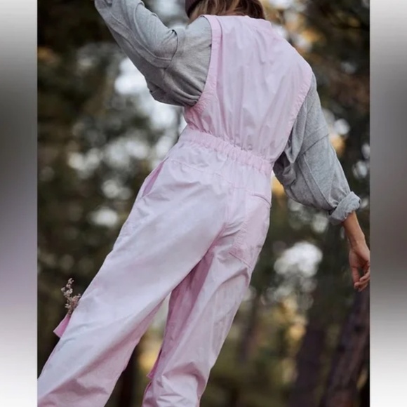 ✨ SALE✨ Free People Go West Onesie - Light Pink Jumpsuit all in one Activewear - Picture 3 of 8